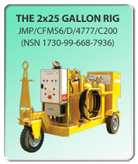 The 2x25 Gallon Compressor Washing Rig